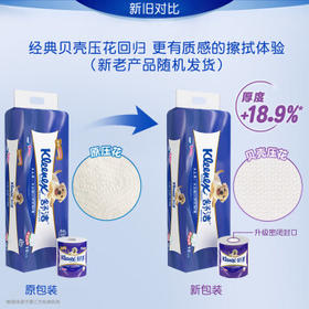 舒洁（Kleenex）舒洁卷纸卫生纸柔韧纯白印花有芯卷纸3层210节*100卷厕纸纸巾