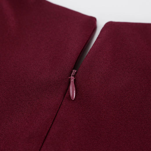 QF861斯尔丽2025夏季新款法式优雅丝毛收腰放摆显高显瘦浪漫钉珠连衣裙 商品图7