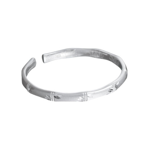 知竹银手镯 商品图0