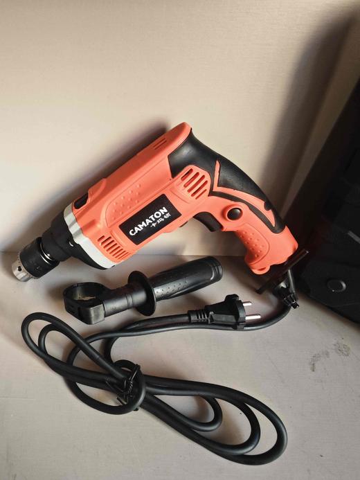 【货号04212】卡玛顿13毫米冲击钻750瓦大功率冲击电钻13MM钻夹头塑料盒包装 商品图7