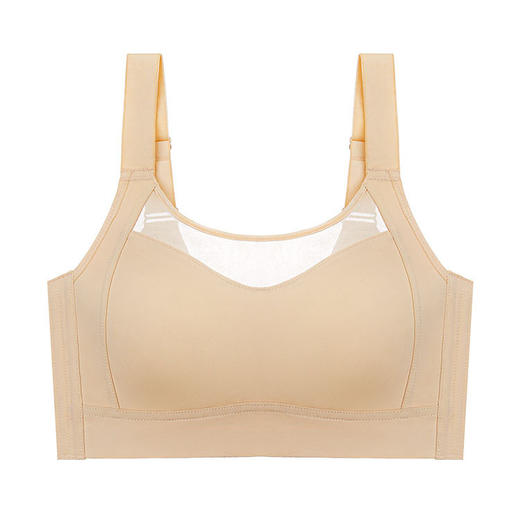 QC-W6226*  兔耳朵抹胸式内衣女大胸显小无痕收副乳防下垂调整型薄款文胸（单件） 商品图4