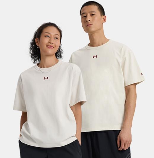 安德玛UA男女同款CNY中国新年高克重短袖T恤6006007-001 6006007-279 商品图5