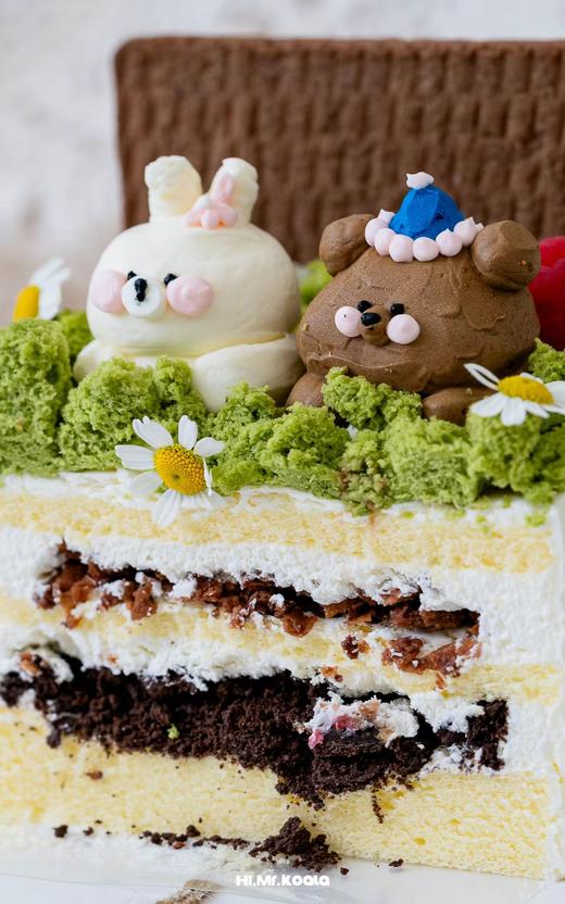 小熊饼干盒子蛋糕 | 烤爱 商品图1