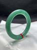 612766，56圈口，满绿圆条福镯，蓝绿底色，满圈色，色泽均匀，细腻有水 商品缩略图1