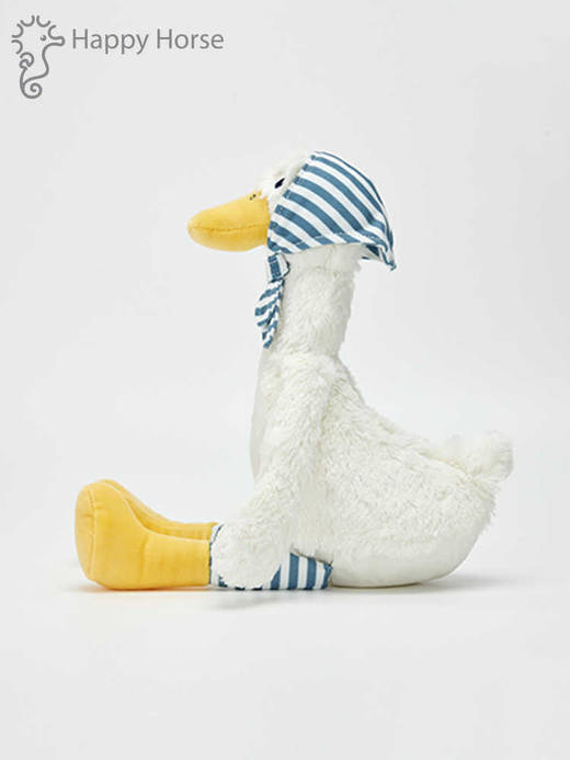 荷兰HappyHorse白鸭子毛绒玩具鸭阿贝贝安抚玩偶公仔儿童节日礼物131551 131553 131555 商品图5