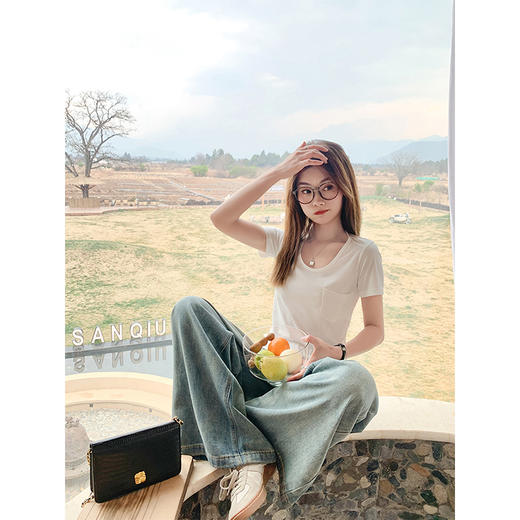 <曾小咸推荐>现货秒杀！最后一波 ！！休闲宽松短袖T恤 日常99.99 立减50 秒杀49.99！ 商品图4