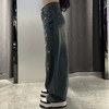 NY分割磨破设计牛仔弯刀裤50320夏季124512202608 商品缩略图2