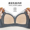 QC-W6057*  大胸显小薄杯光面文胸无钢圈乳胶大码内衣全罩杯聚拢轻薄上托文胸（单件） 商品缩略图2