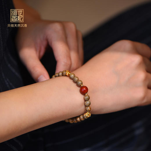 天然菩萨沉香手串 SP11163 商品图0