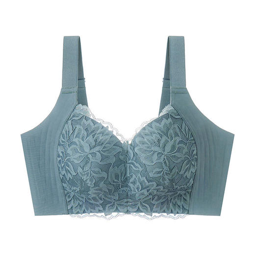 QC-6230*   果冻条软支撑内衣女大胸显小全罩杯无钢圈防下垂收副乳调整型文胸（单件） 商品图4