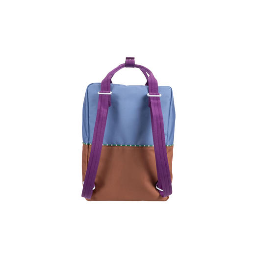 Sticky Lemon小柠檬 拼色系列 大号 （浅蓝/浅棕） 儿童背包 适合4岁+ SL1802172 商品图1