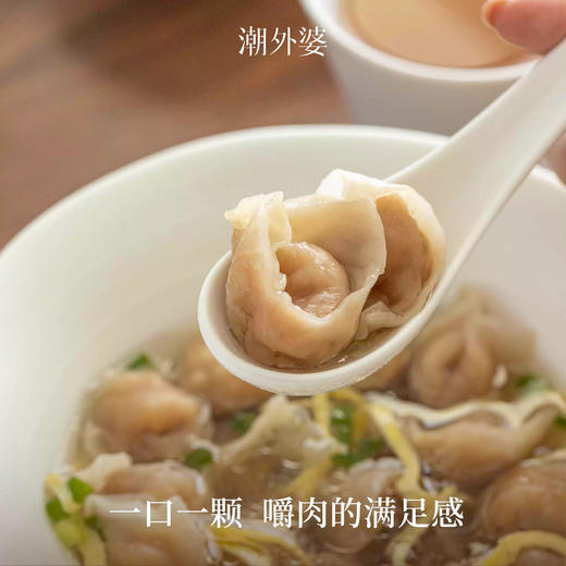 潮外婆苍南肉燕​ 非遗技艺 地道风味  薄如宣纸能透光   百年“非遗”温州手工肉燕：用肉做皮弹牙爽滑，从外鲜到里，Q弹多汁！一碗不过瘾！ 👨👨👧👦家庭的快手美食，比小馄饨鲜百倍 商品图0