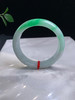 612754，57.5飘阳绿正圈手镯，一大截阳绿色，清新干净 商品缩略图0