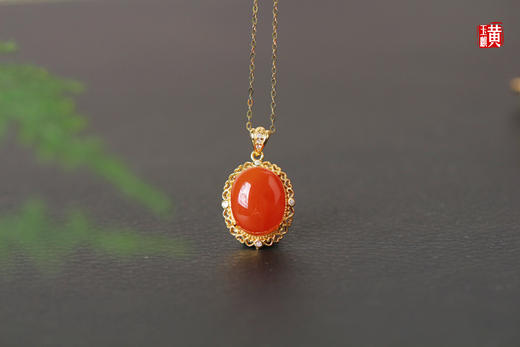 南红樱桃红【凤绕花开】套装，925银镶 商品图4