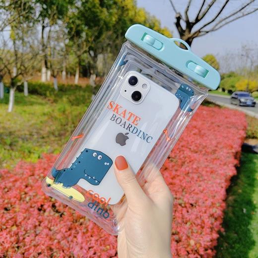 【手机防水套，漂流游泳必备！】卡通气囊手机防水袋保护套 漂流游泳防水套 触屏漂浮手机套手机壳-QQ 商品图6