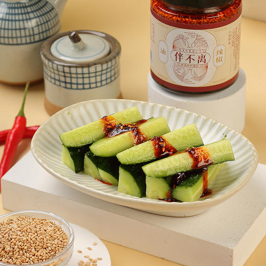 伴不离 油辣椒 油泼辣子辣椒油 180g/瓶 商品图4