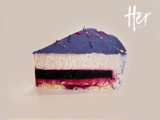 切块｜「绝绝紫」紫色满园莓果蛋糕 商品图0