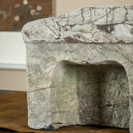 清	石雕庑殿顶佛龛 商品图3