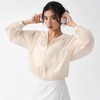 【限时秒】YOGACODE【火树银花系列】2025新款夏季轻薄运动瑜伽外套宽松连帽轻量化透气户外风衣DWN115133 商品缩略图2