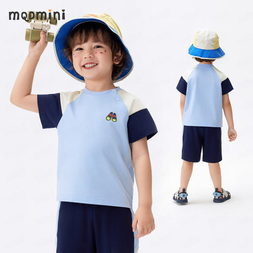【90-140】【MQDmini】男童夏款撞色短袖套装 商品图7