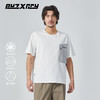 puzxrry男士短袖t恤白色夏季新款圆领休闲运动宽松凉感男士体恤衫 商品缩略图0