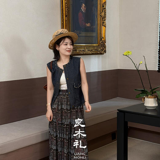 【不换不退】良木礼乔其纱半裙（4423） 商品图0