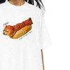 FDR官方店 腊肠狗热狗面包短袖T恤男女夏季美式情侣装体恤上衣 商品缩略图3
