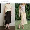 OLrain欧芮儿简约压褶铅笔半裙夏季2025新款松紧腰仙气浪漫中长裙 商品缩略图1