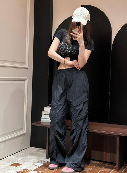 沈梦辰同款 小众设计品牌轻盈凉感工装裤，不tui换！ 商品图5