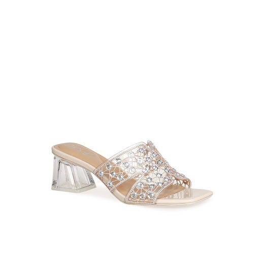 豪麟名鞋奥莱迪嘉女鞋凉拖PVCDJHJA51WL013杏色  原价1660元 商品图0