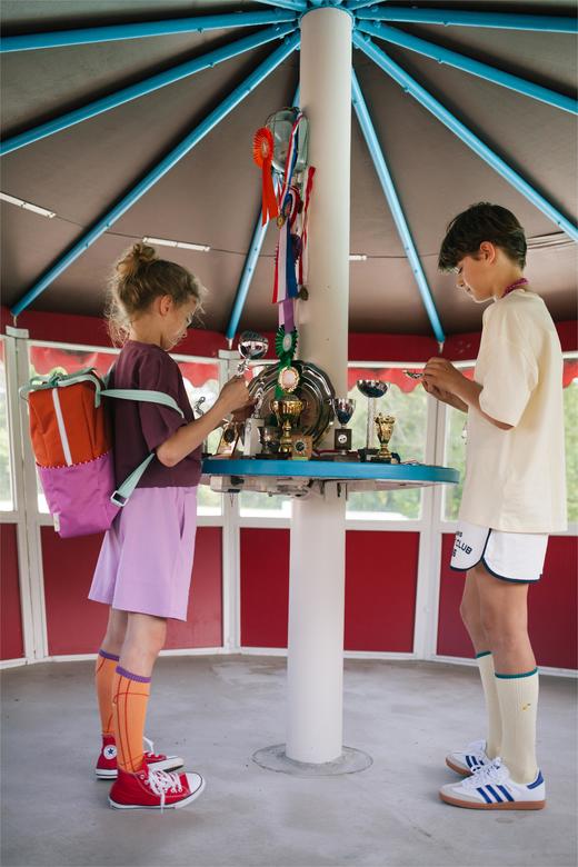 Sticky Lemon小柠檬 拼色系列 大号 （橙色/粉色） 儿童背包 适合4岁+ SL1802174 商品图5