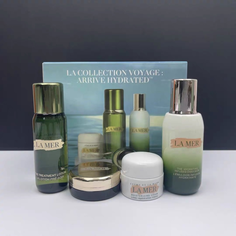 【海关保税直发】海蓝之谜中样四件套/神奇面霜+精粹水+精粹乳+唇膜-会员5折