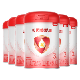 贝因美（Beingmate）爱加12-36月幼儿奶粉3段800g*6多罐含乳铁蛋白+HMO+OPN