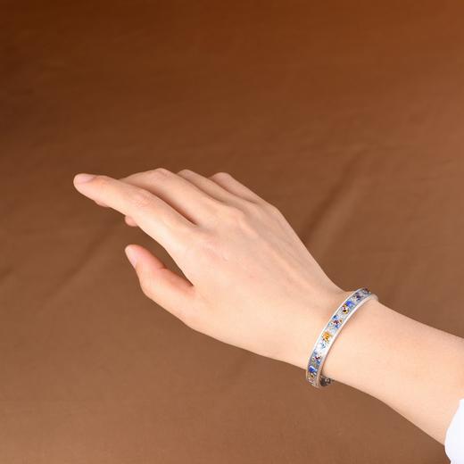 【吉祥福生】足银复古吉象浮雕花朵手镯【SCH-SZ0003-1.5-94】 商品图3