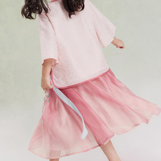 笛莎Deesha观山见女童套装2025夏季女童汉服套装 商品图3