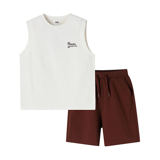 【实体店同款】男童圆领针织套装夏季新款安奈儿童装AB522650 商品图6