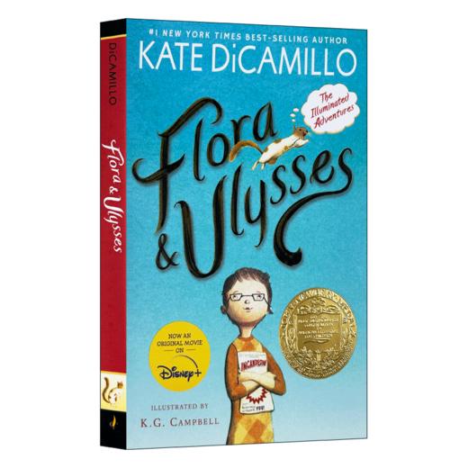 弗罗拉与松鼠侠 英文原版小说 Flora and Ulysses 美版 纽伯瑞金奖 Kate DiCamillo 弗洛拉和尤利西斯 英文版进口英语课外阅读书籍 商品图1
