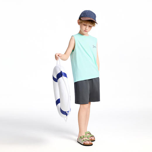 【实体店同款】男童圆领针织套装夏季新款安奈儿童装AB522650 商品图3