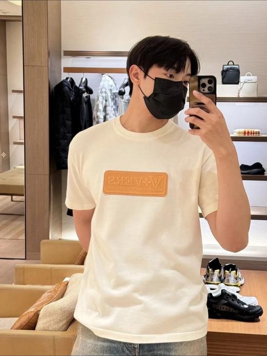 驴家 LV 25浮雕皮标棉质针织T恤（DY） 商品图5
