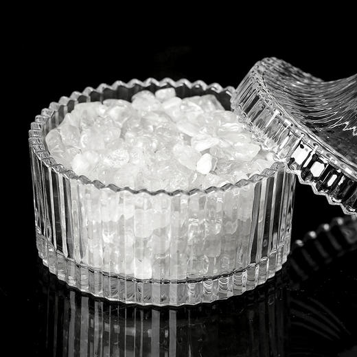 人手必备【净化消磁】灵机生活馆白水晶净化消磁碗收纳容器碎石原石摆件手链消磁石 商品图1