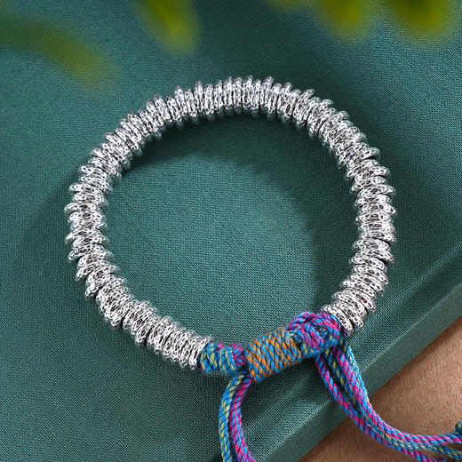 子佩集S925银【神采飞扬】手链【SL00097】纯银钱串腰缠万贯盘缠盘缠2504 商品图1