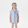 马克珍妮女童海军领条纹短袖连衣裙 儿童裙子宝宝夏装新款550505 商品缩略图2