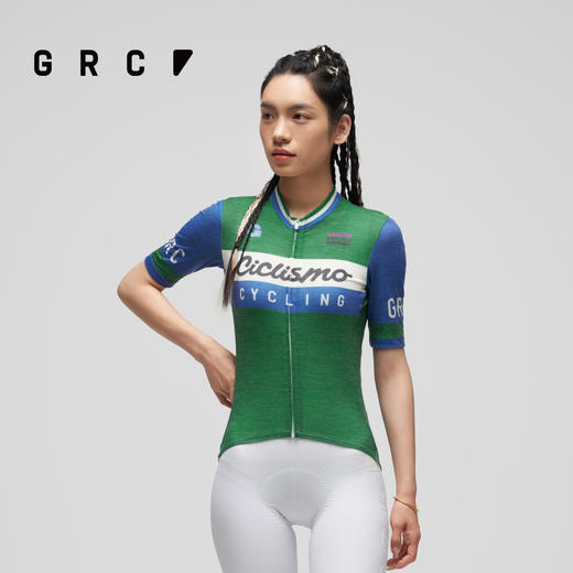 GRC桀骜无尽春夏新款CMYK风驰岁月短袖上衣公路车自行车骑行服 商品图4
