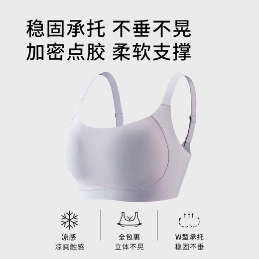 买内衣送内衣❗+9.9换购价值129UU杯bra大胸显小收副乳无钢圈无痕文胸 商品图2