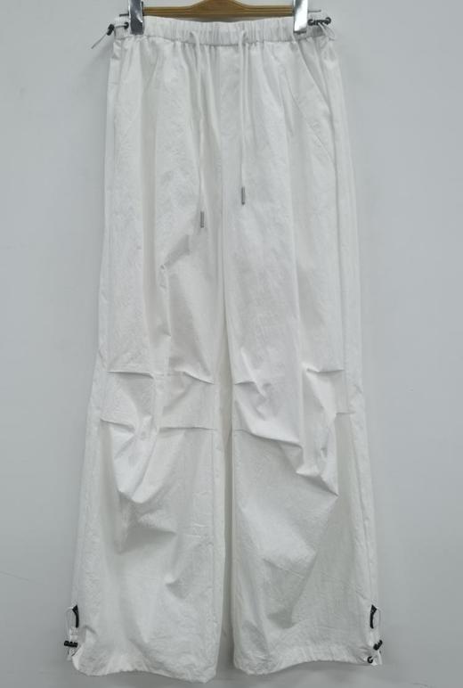 MZ松紧腰头抽绳休闲长裤（黑白）夏季952010160321 商品图6