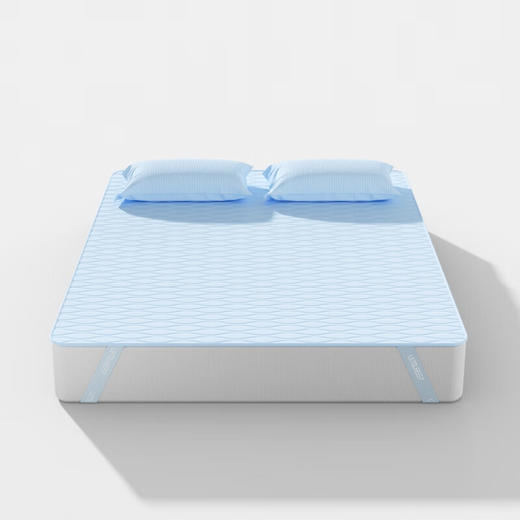 绘睡硅胶凉席 | 母婴A类2025新款可水洗可折叠透气吸汗床上凉席 蓝色 180*200cm 商品图4