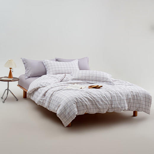 【分仓直发包邮】無印“灵动”条韵四件套（恩格/灰密条）MJ-T2022-101 商品图2