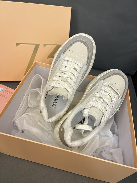 【赵丽颖同款】73h+の缘！原价999！ 小熊玩偶厚底休闲面包运动鞋女 商品图7