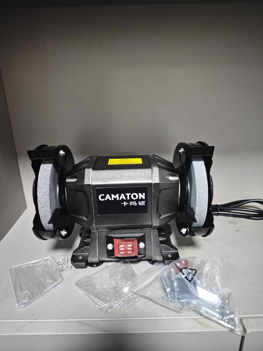 【货号04168】包邮卡玛顿125砂轮机铝壳台式砂轮机小型电动磨刀机工业级打磨机抛光机 商品图1