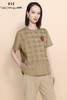RSG郭培成衣品牌短袖女夏绗缝网格高级感棉质宽松减龄T恤上衣 商品缩略图5